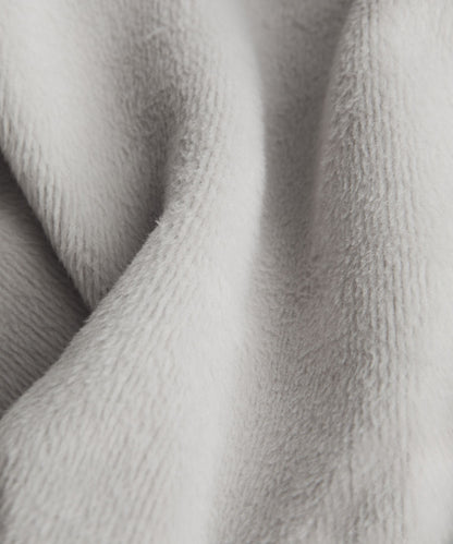 Plush Velour Oversized Half Zip