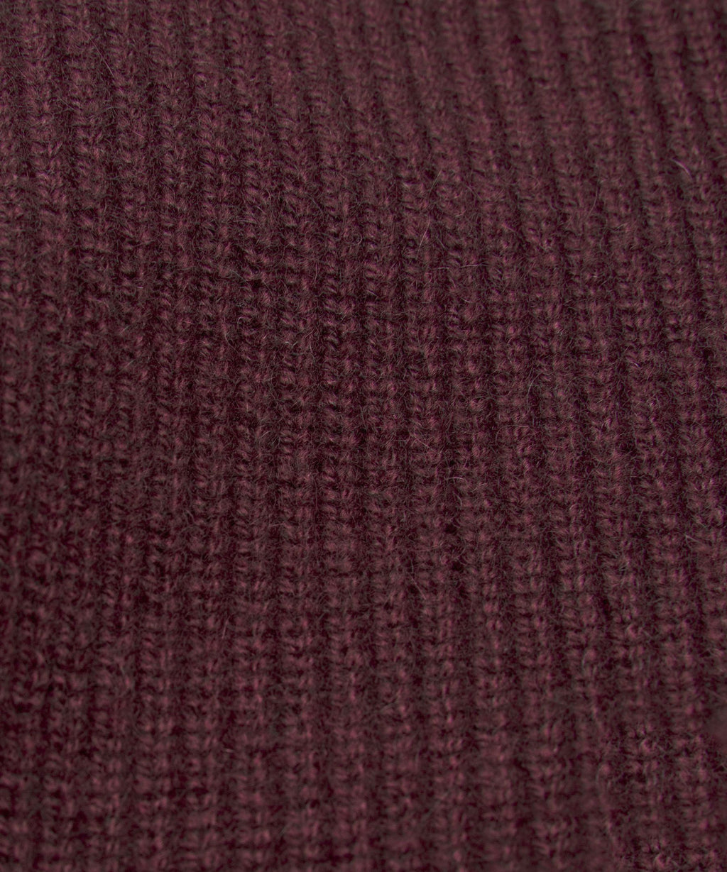 Oversized Cashmere Funnel-Neck Sweater