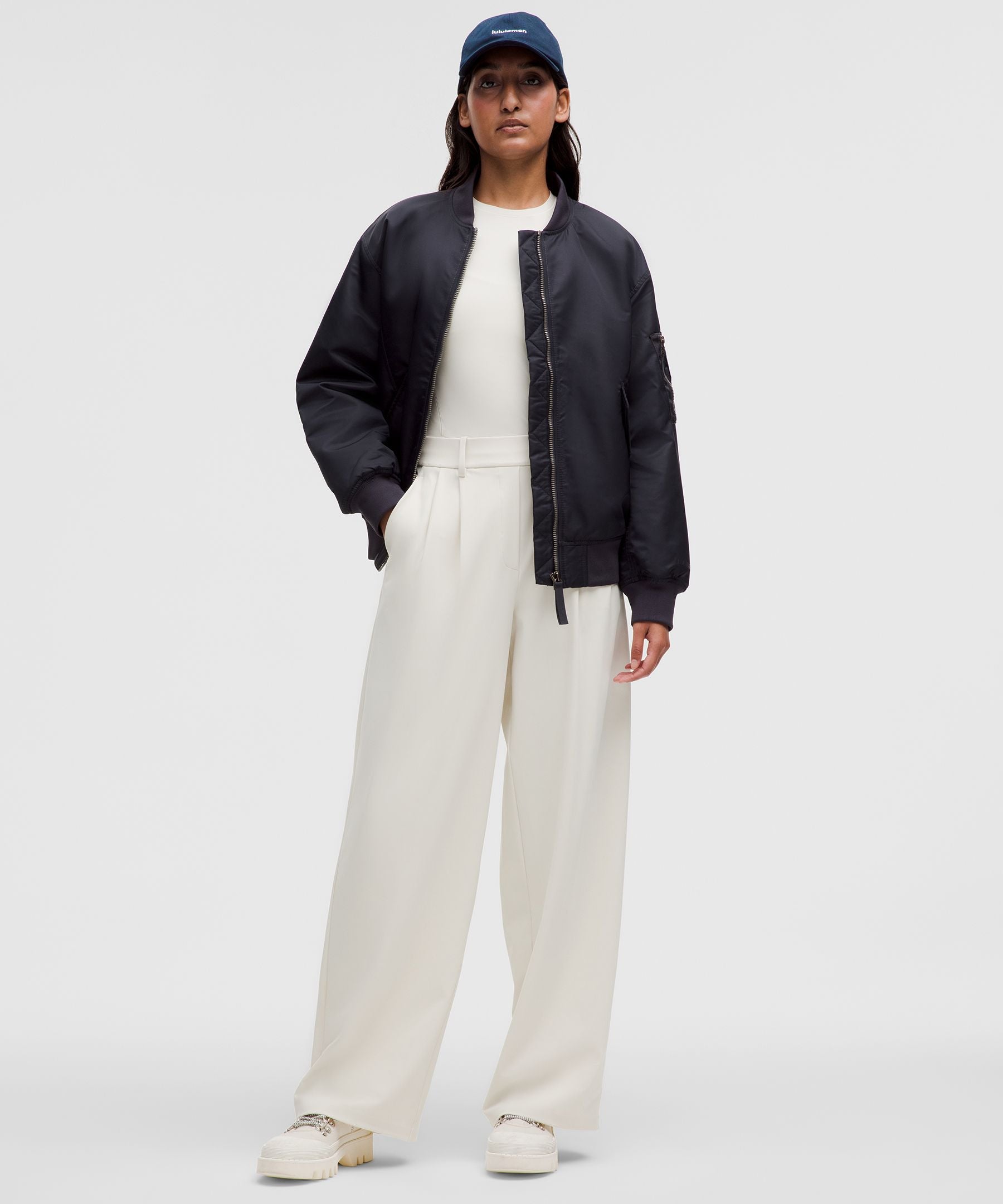 Oversized Insulated Flight Jacket