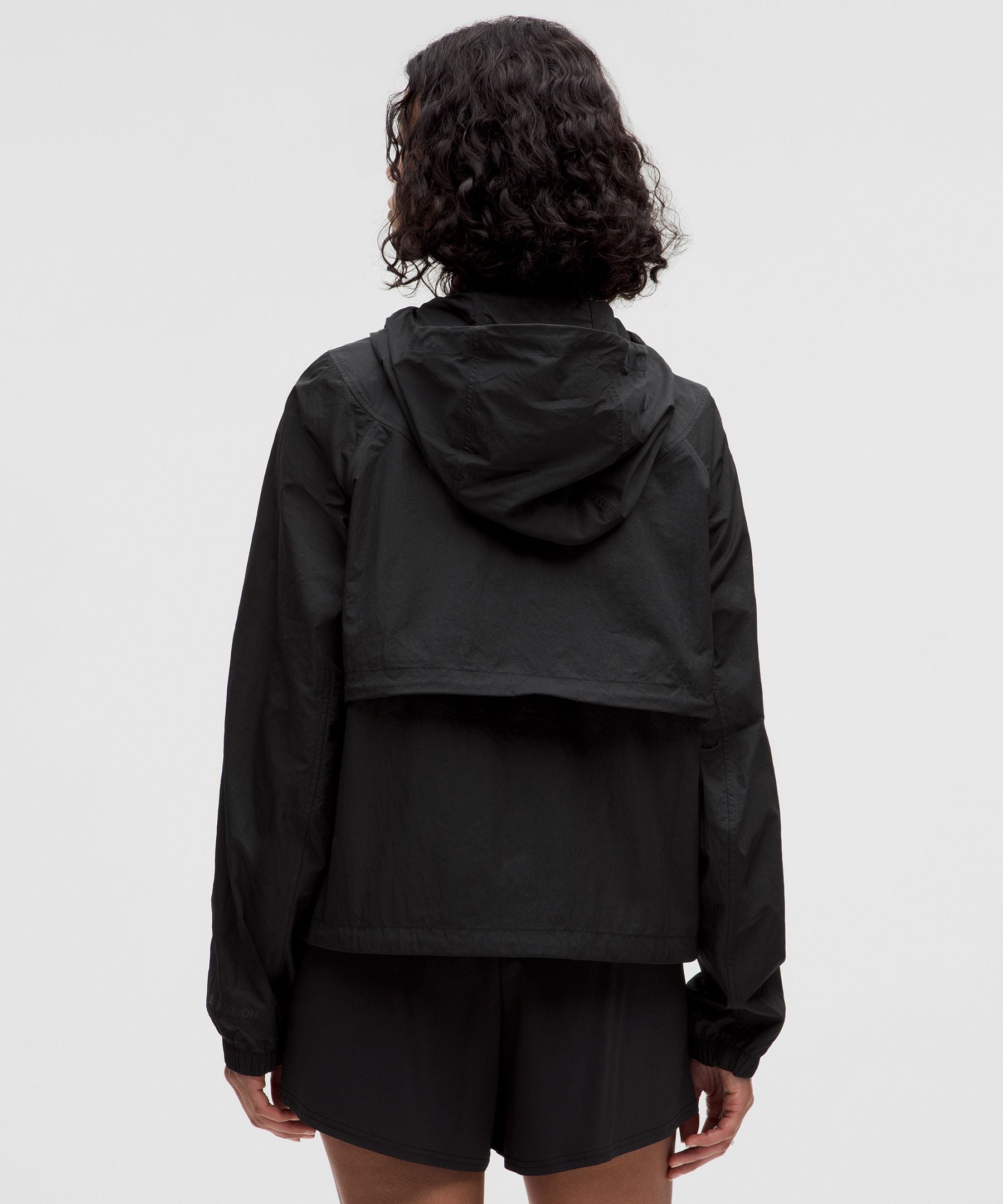 Drawstring Water-Resistant Hooded Jacket