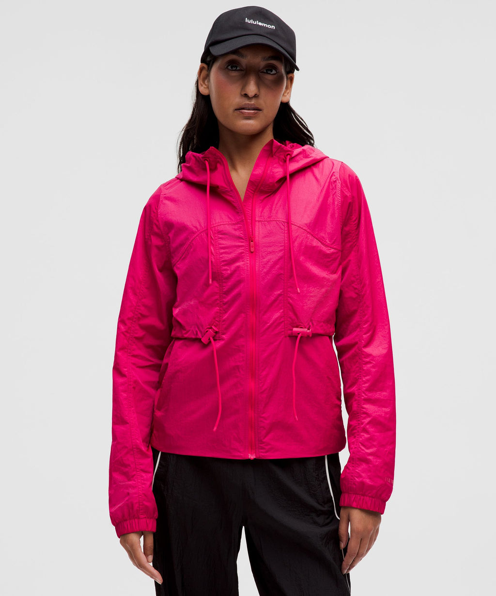 Drawstring Water-Resistant Hooded Jacket