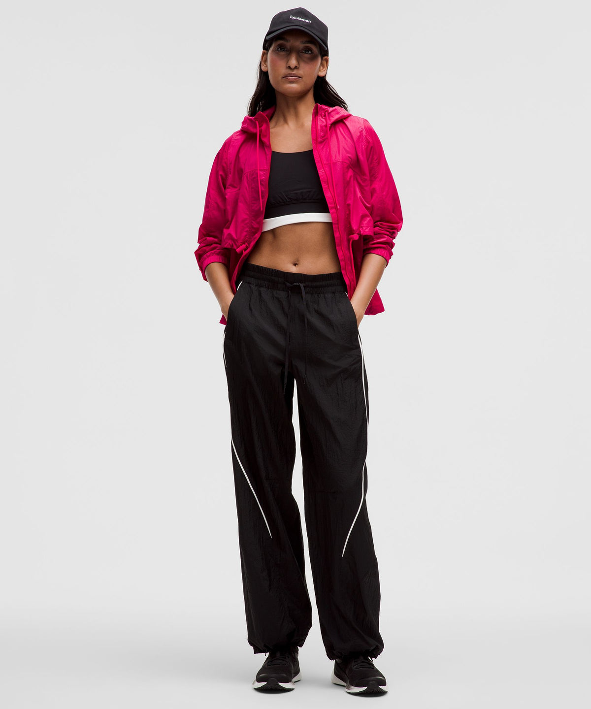 Drawstring Water-Resistant Hooded Jacket
