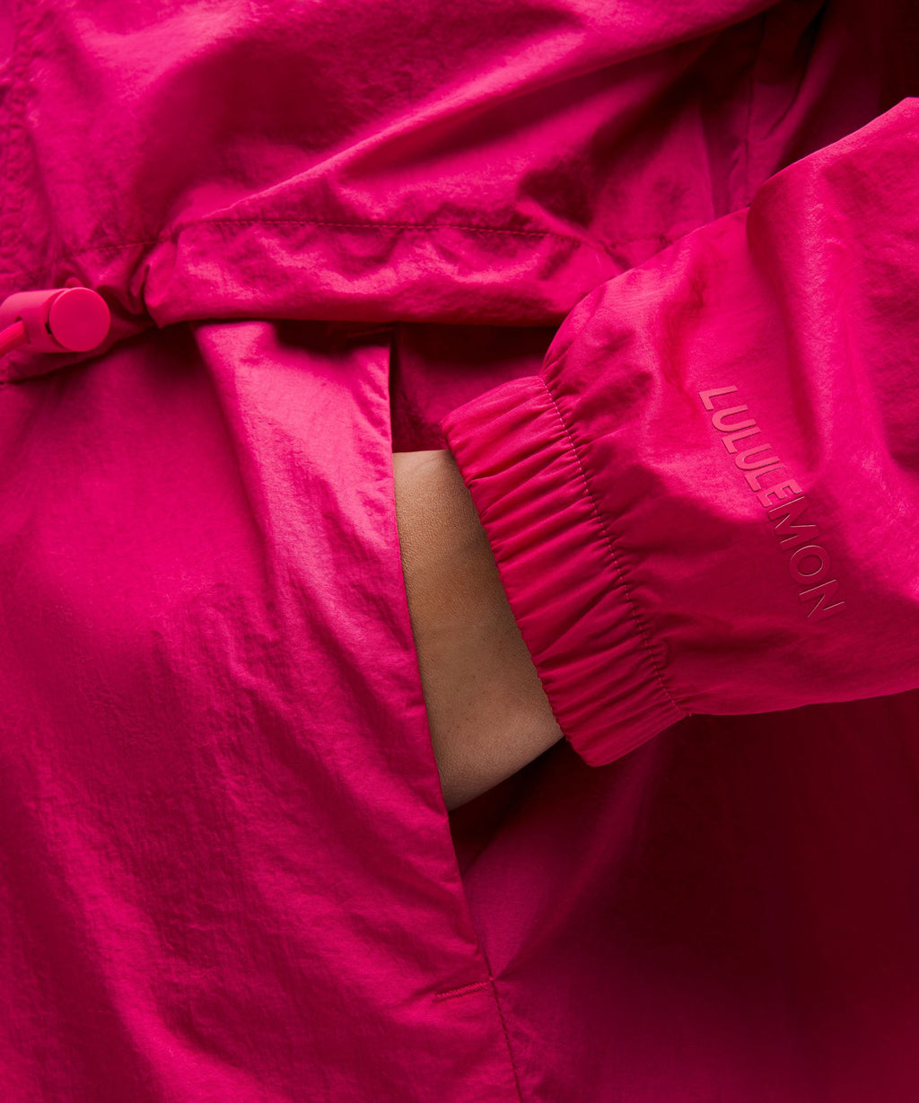 Drawstring Water-Resistant Hooded Jacket