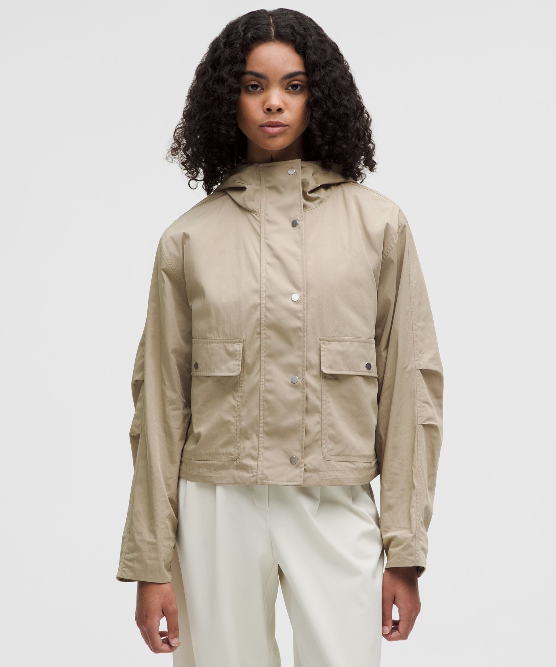 Cropped Utility Windbreaker