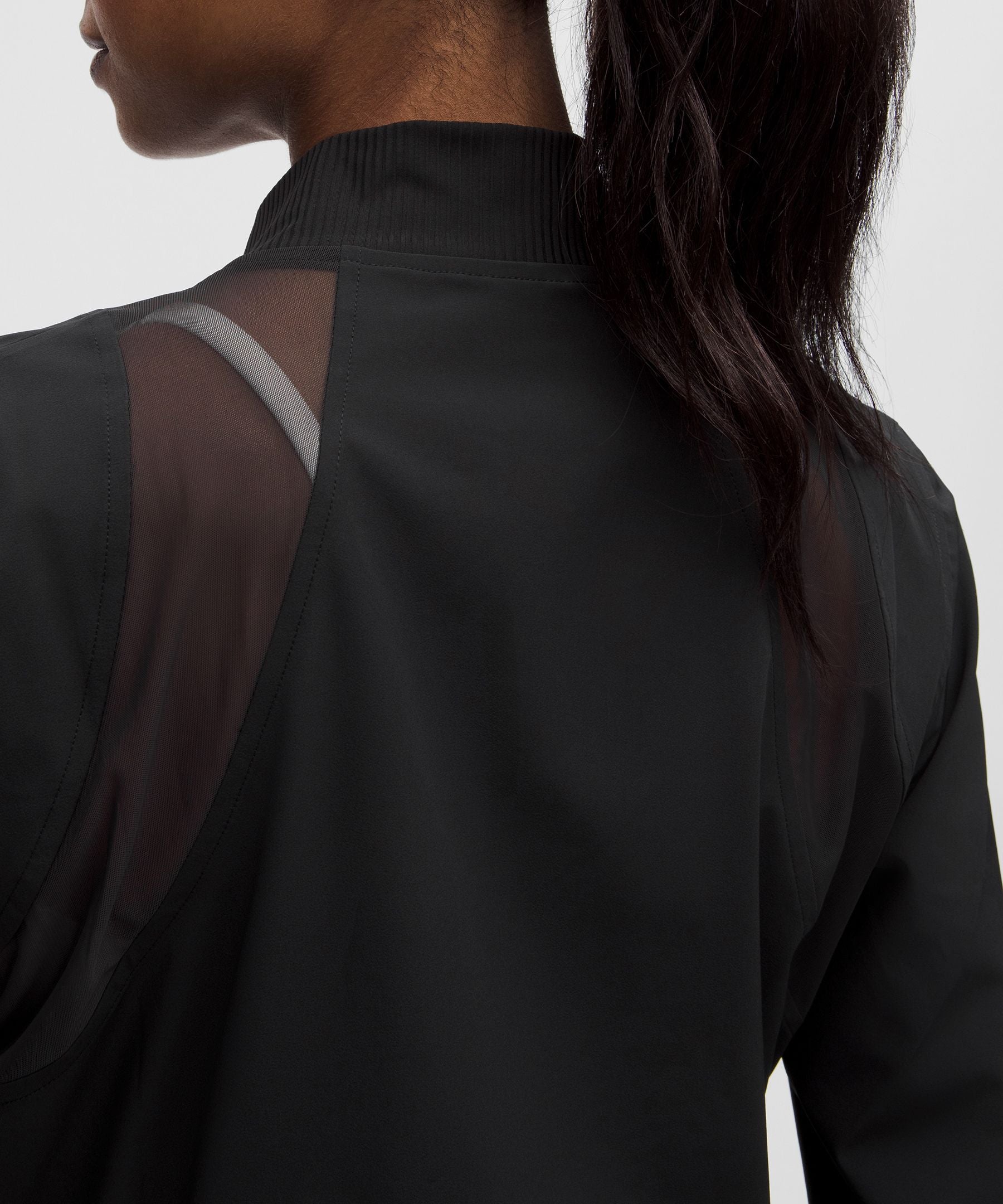 Mesh-Ventilated Tennis Jacket
