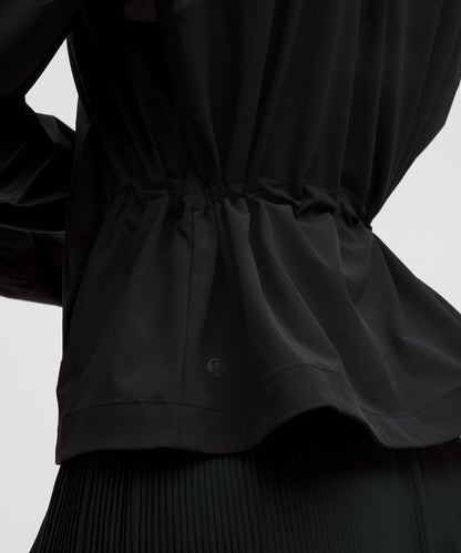 Mesh-Ventilated Tennis Jacket