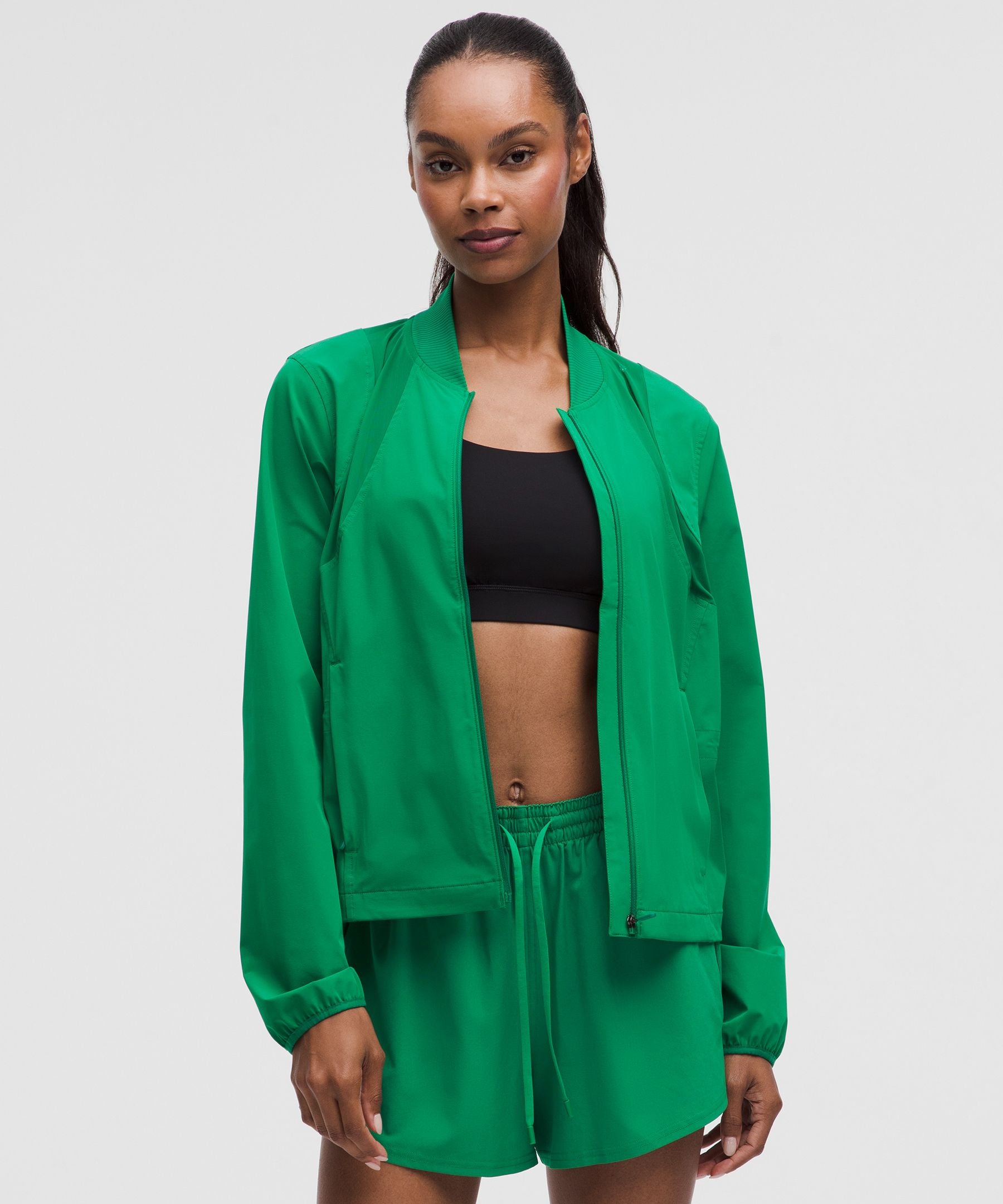 Mesh-Ventilated Tennis Jacket