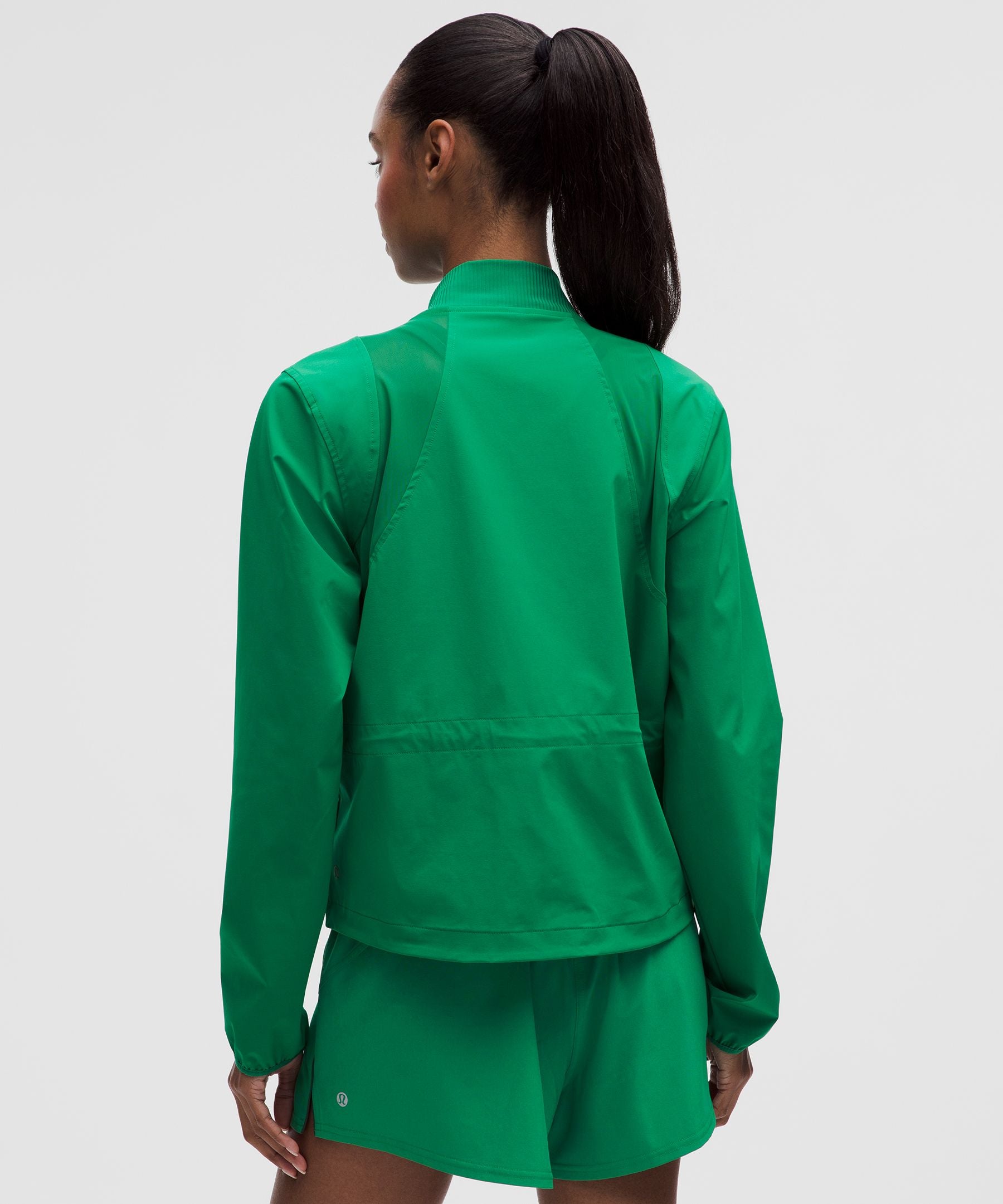 Mesh-Ventilated Tennis Jacket