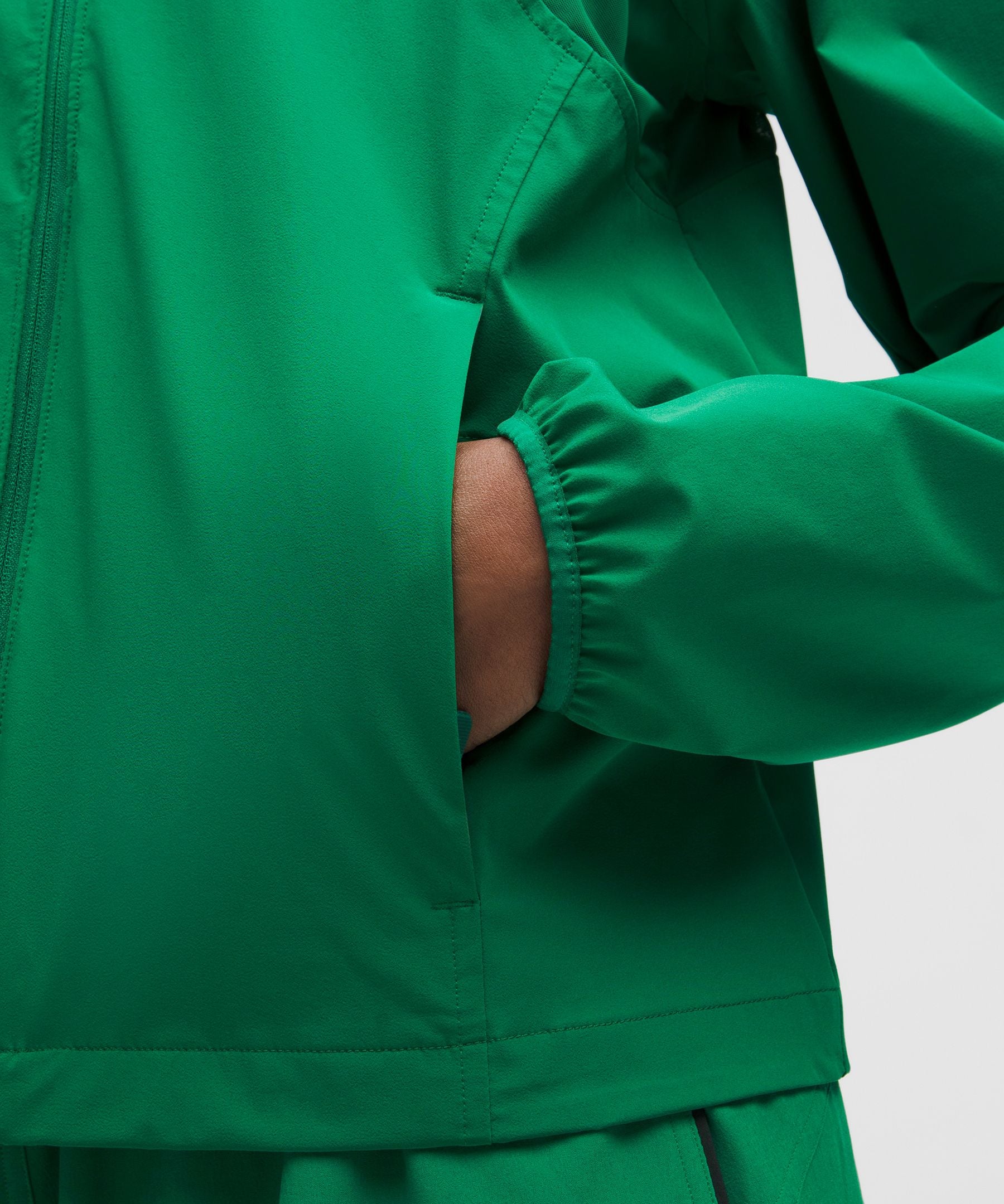 Mesh-Ventilated Tennis Jacket