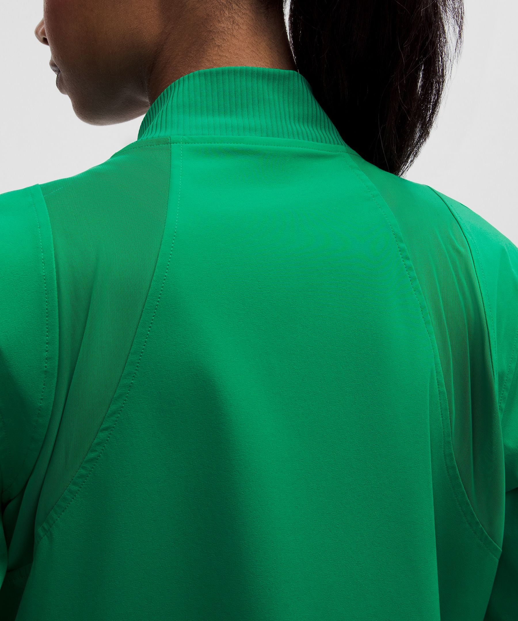 Mesh-Ventilated Tennis Jacket
