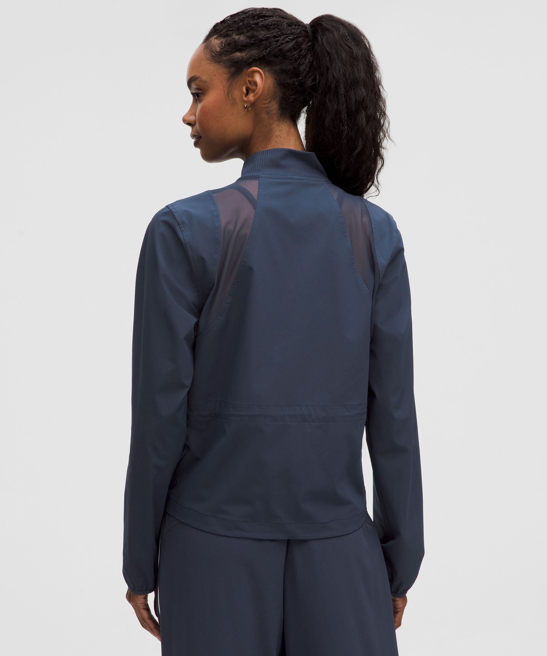 Mesh-Ventilated Tennis Jacket