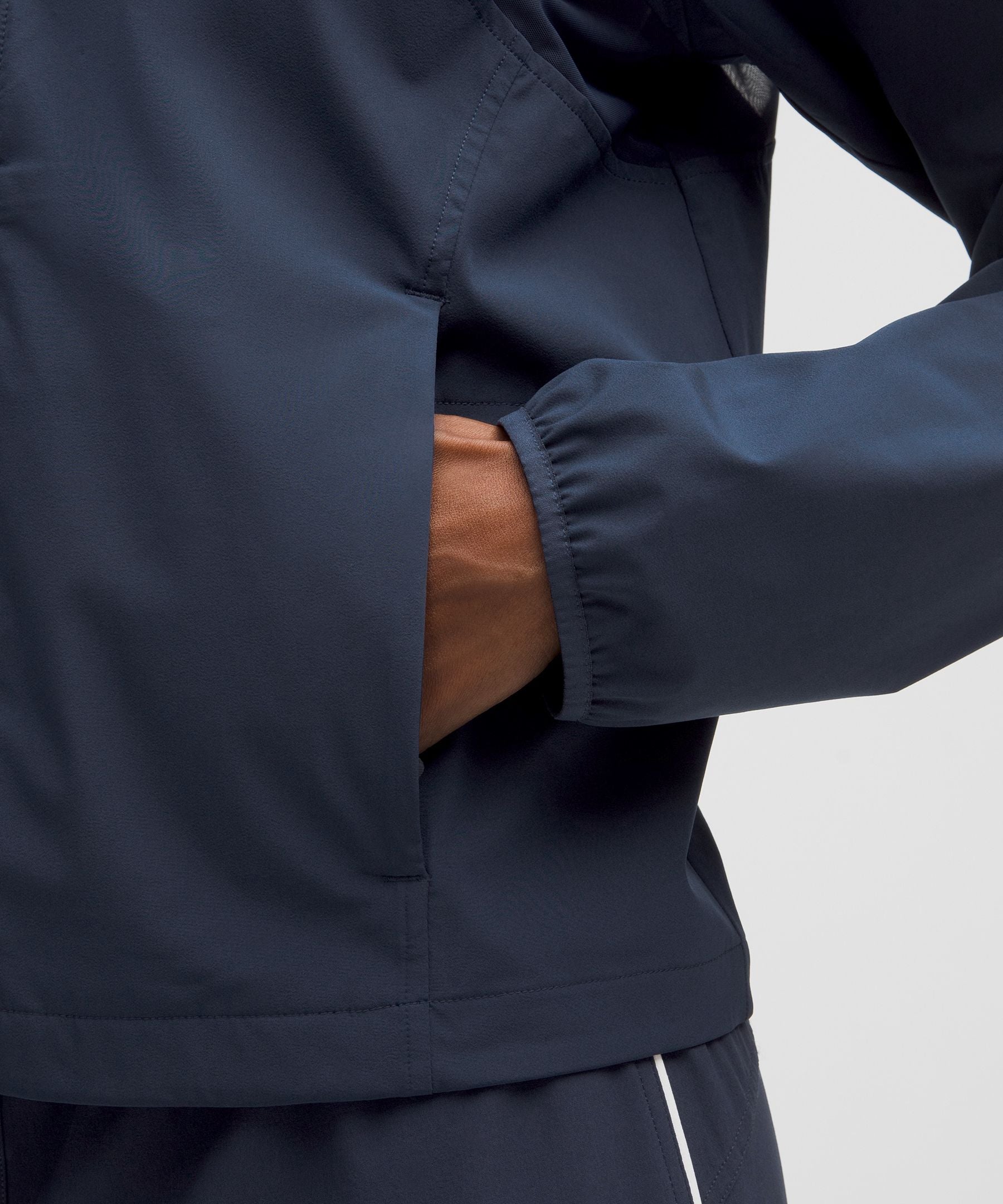 Mesh-Ventilated Tennis Jacket