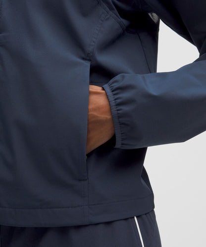 Mesh-Ventilated Tennis Jacket