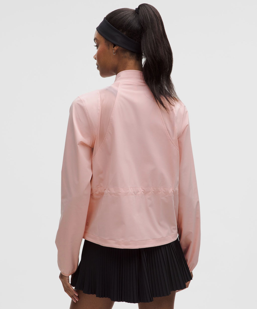 Mesh-Ventilated Tennis Jacket