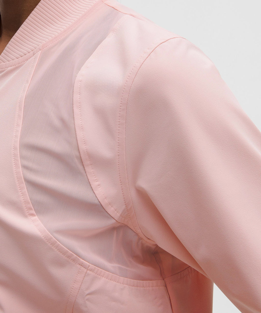 Mesh-Ventilated Tennis Jacket