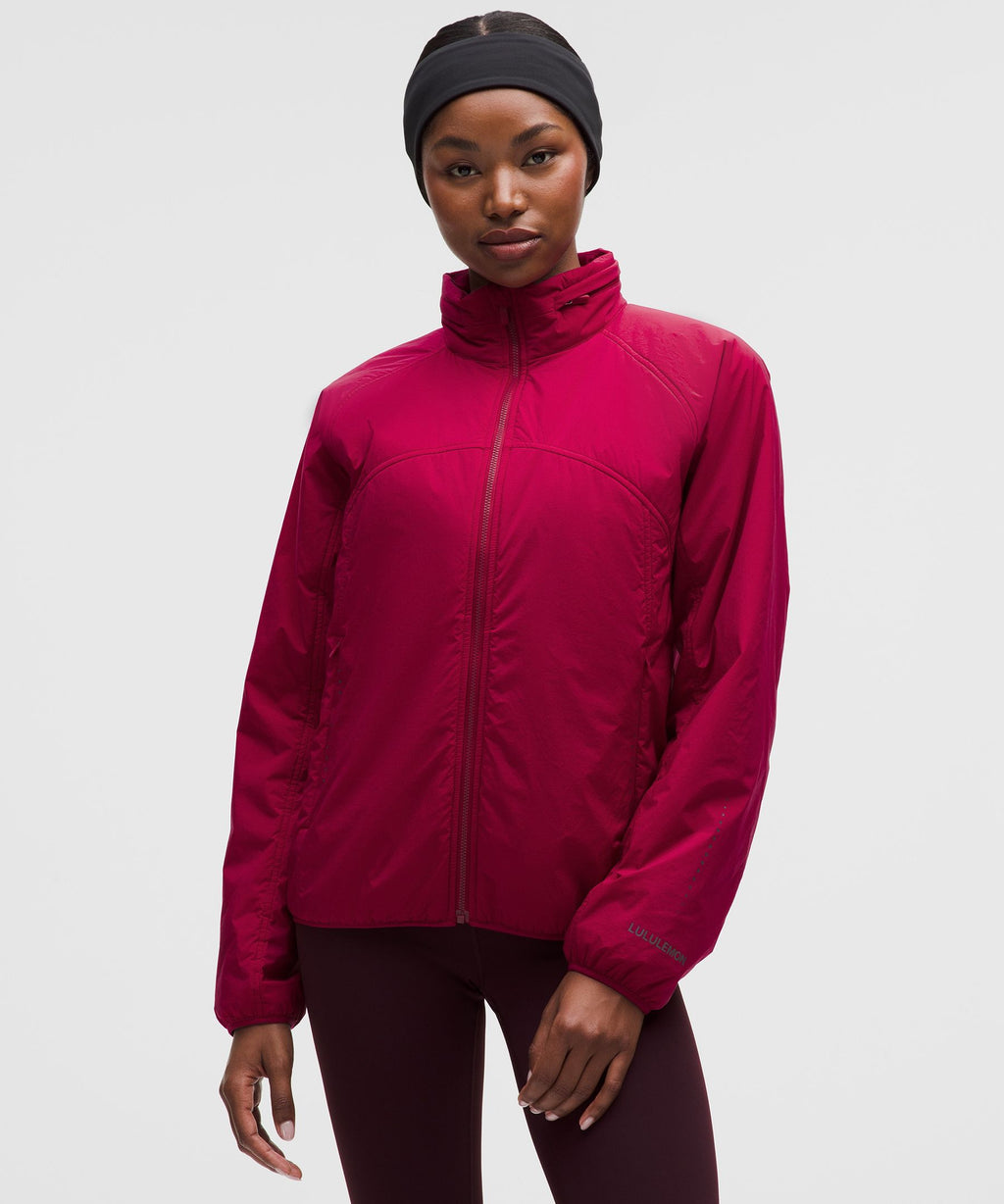 Insulated Back-Vent Running Jacket