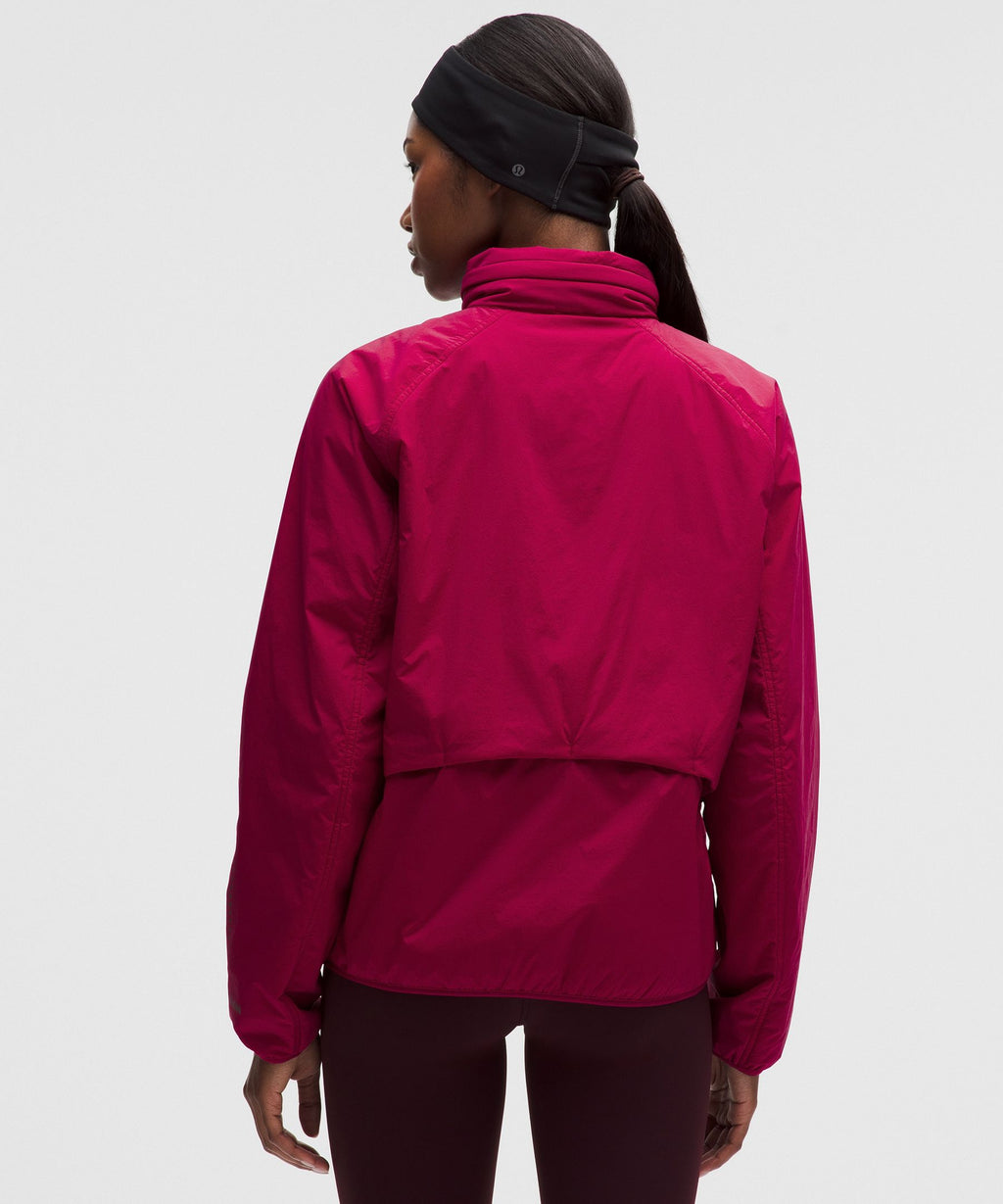 Insulated Back-Vent Running Jacket