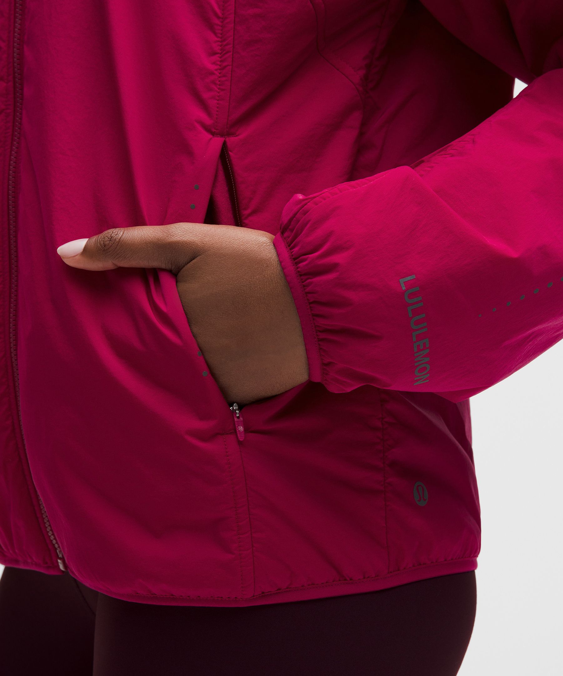 Insulated Back-Vent Running Jacket