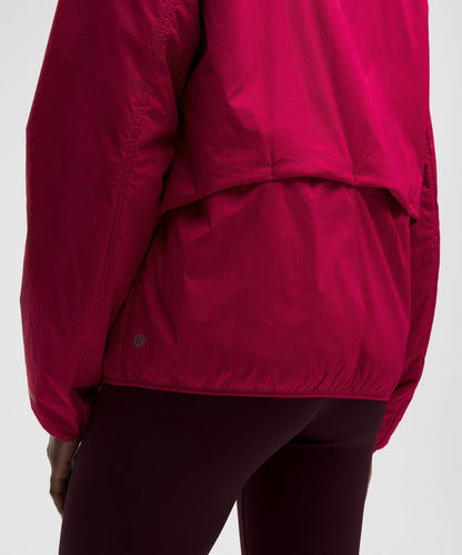 Insulated Back-Vent Running Jacket