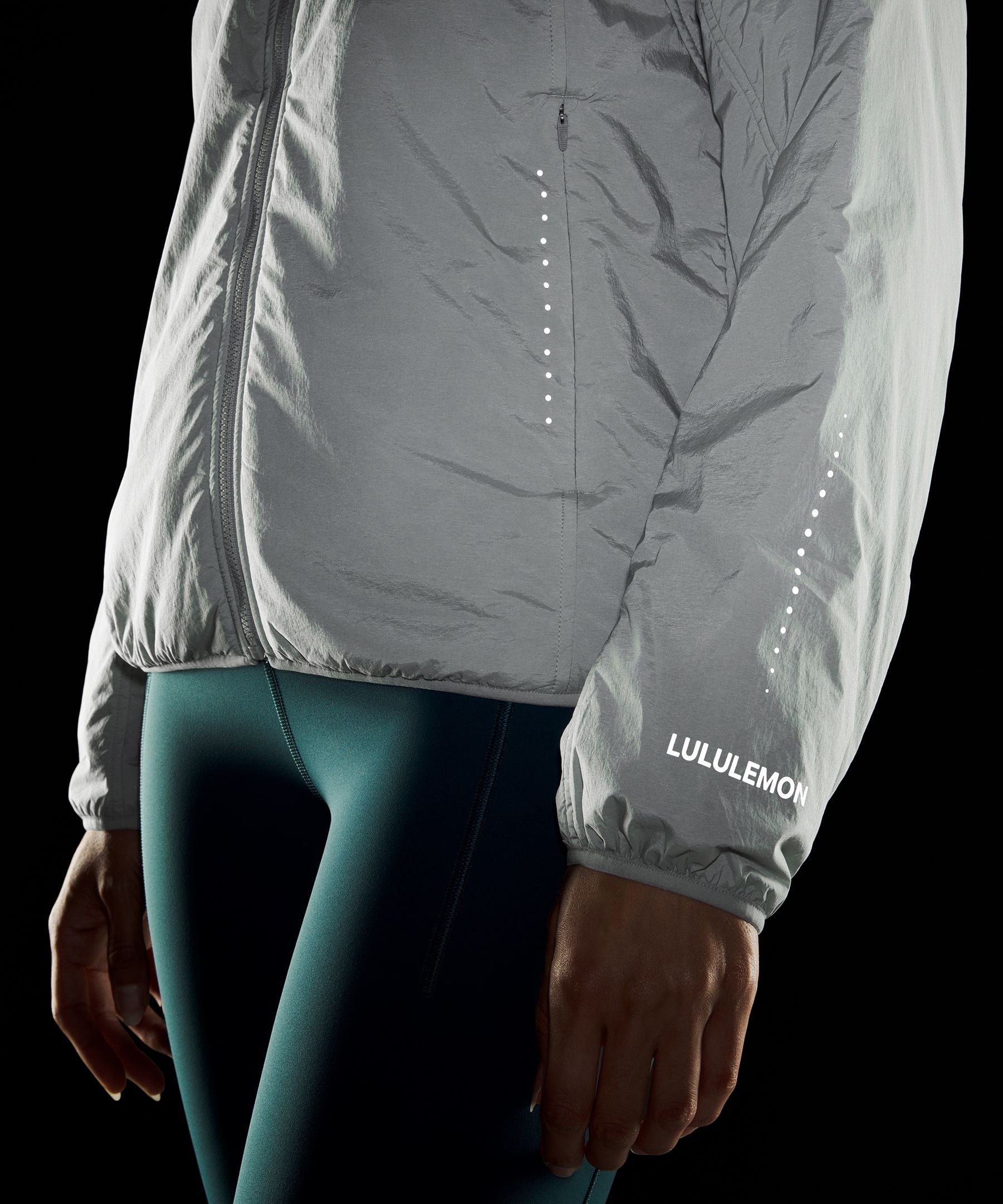 Insulated Back-Vent Running Jacket