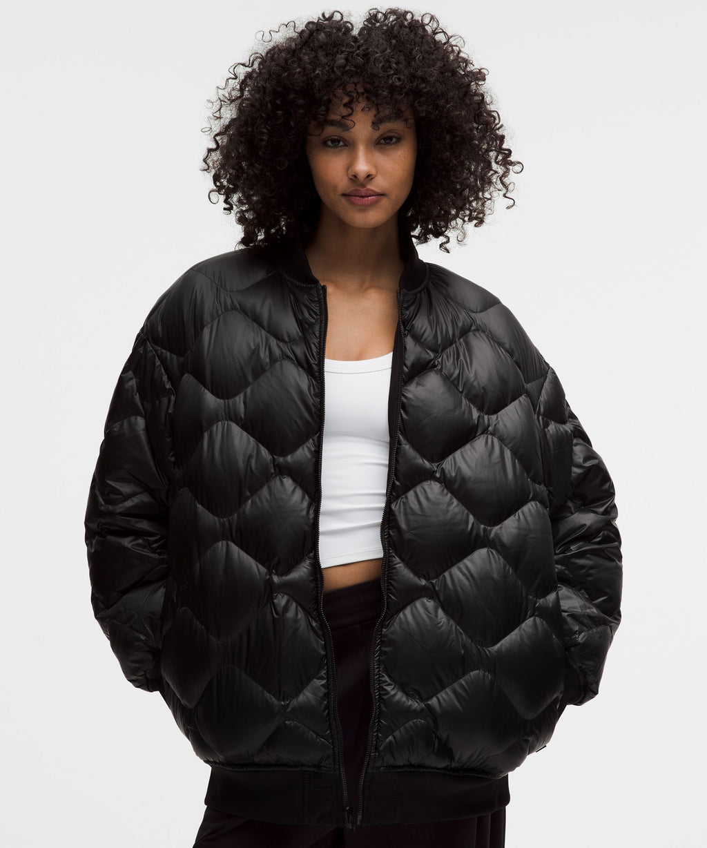 Oversized 600-Down-Fill Bomber Jacket