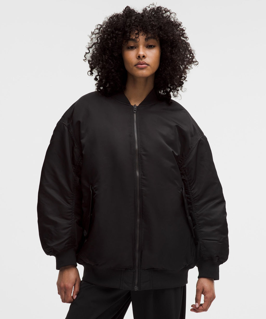 Oversized 600-Down-Fill Bomber Jacket