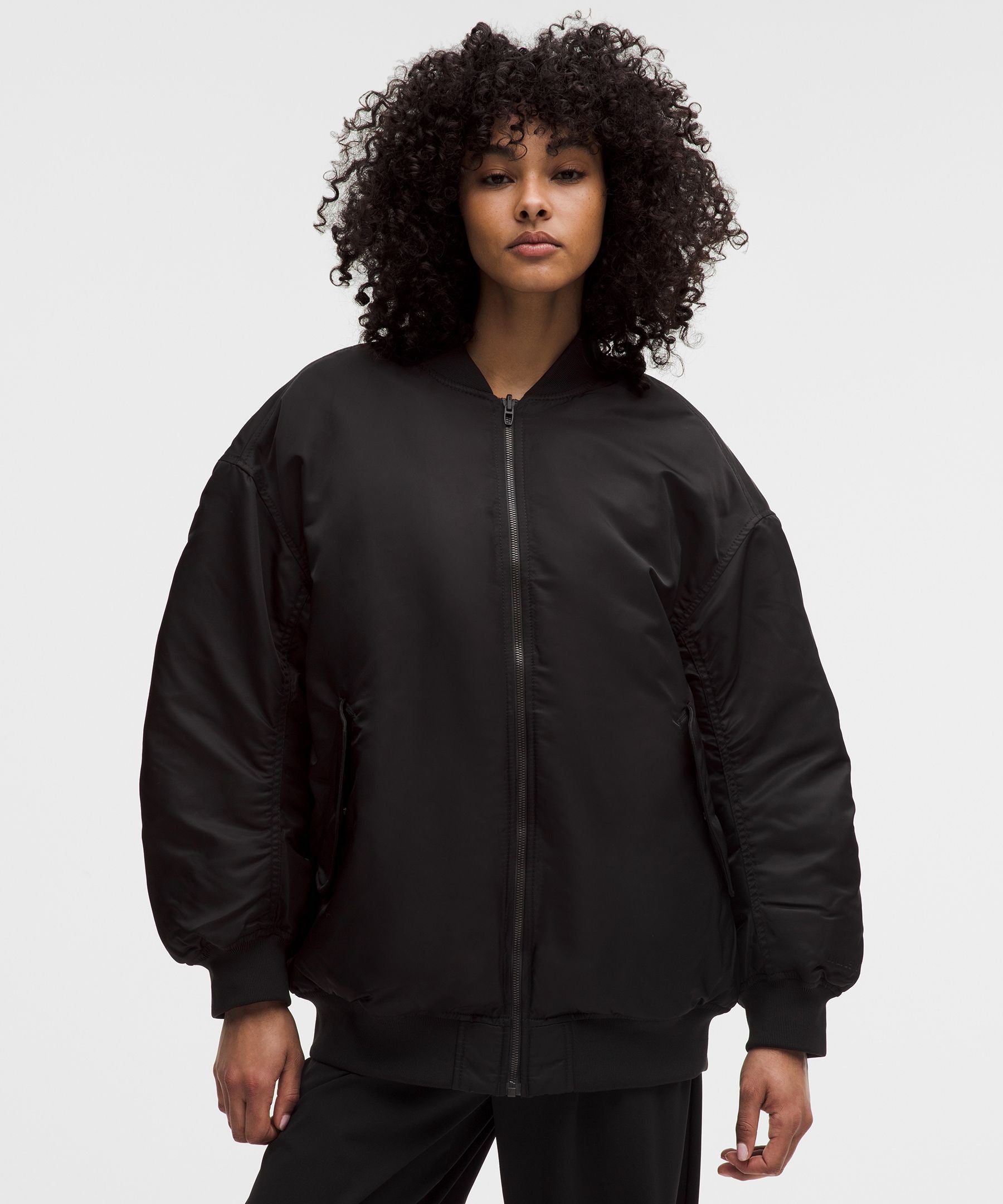 Oversized 600-Down-Fill Bomber Jacket