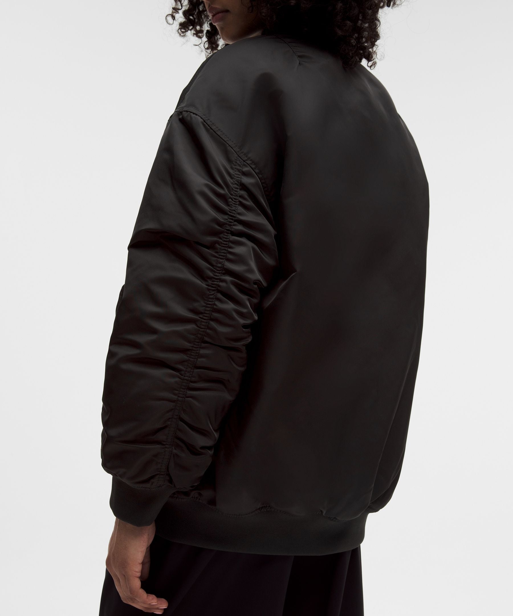 Oversized 600-Down-Fill Bomber Jacket