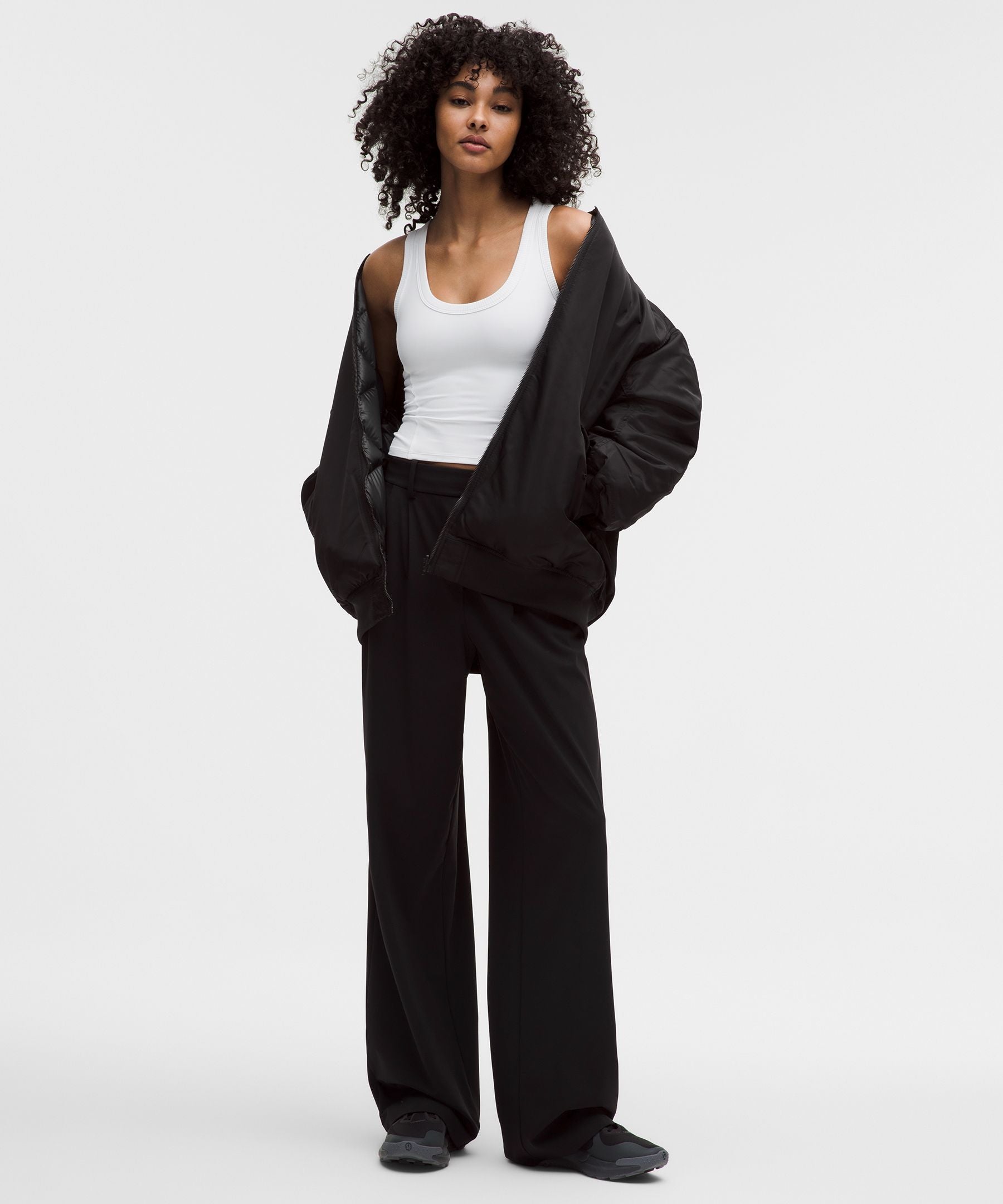 Oversized 600-Down-Fill Bomber Jacket