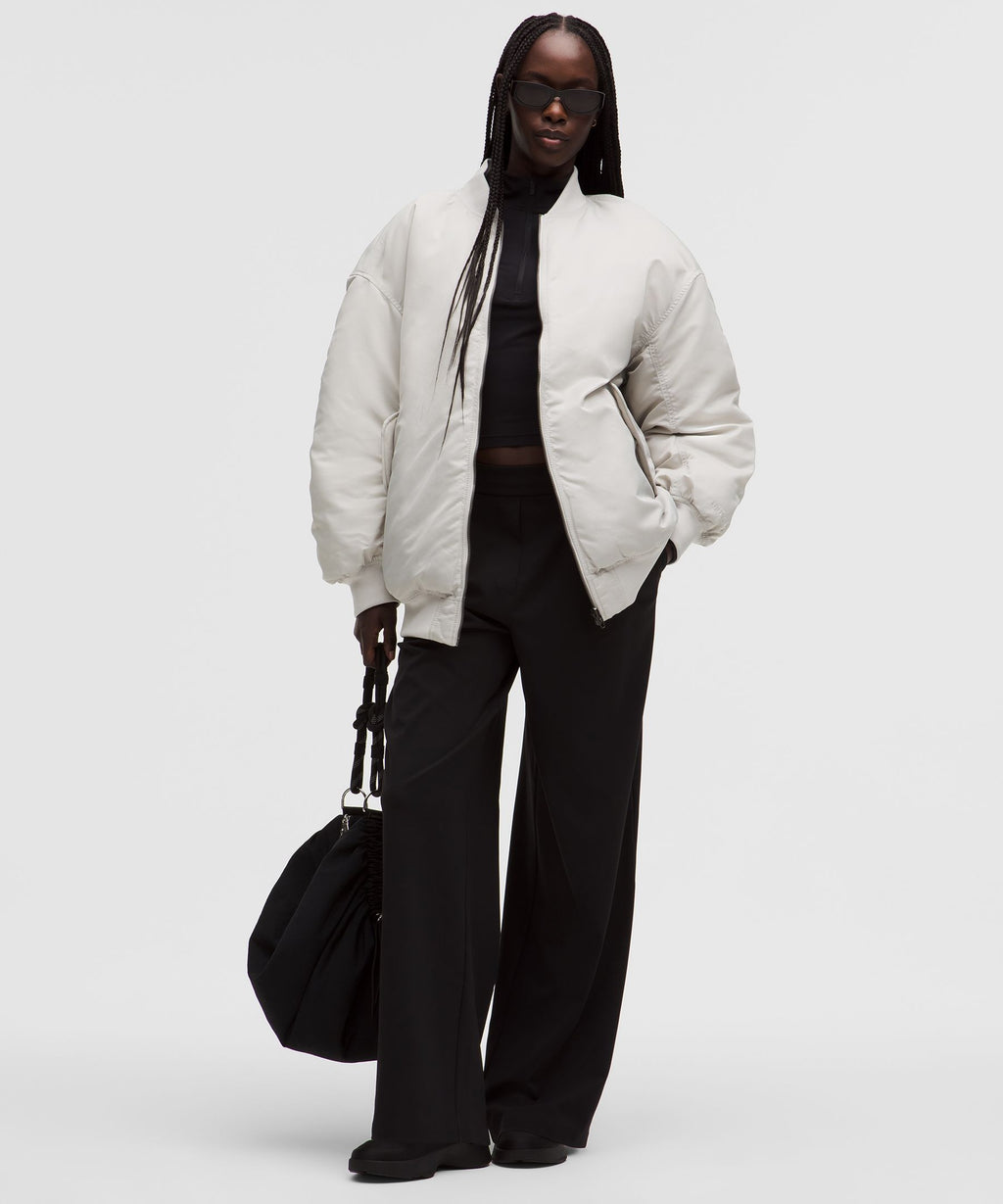 Oversized 600-Down-Fill Bomber Jacket