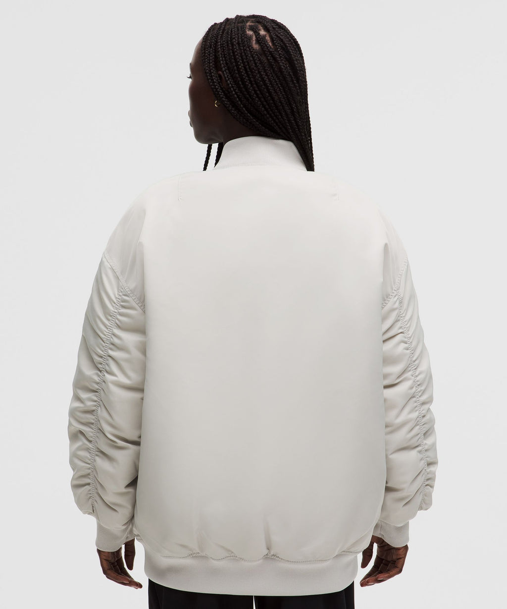 Oversized 600-Down-Fill Bomber Jacket