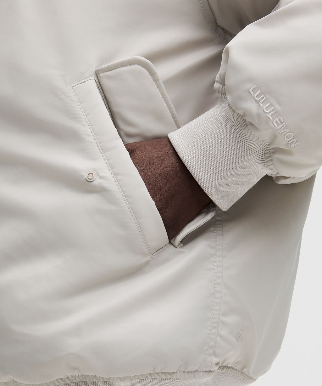 Oversized 600-Down-Fill Bomber Jacket