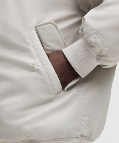 Oversized 600-Down-Fill Bomber Jacket