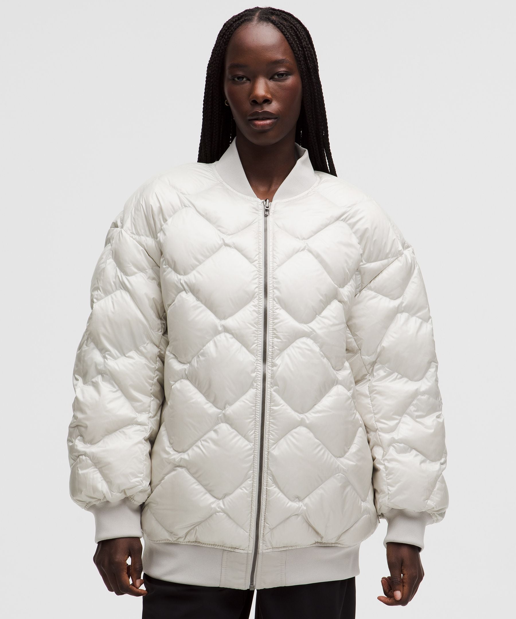 Oversized 600-Down-Fill Bomber Jacket