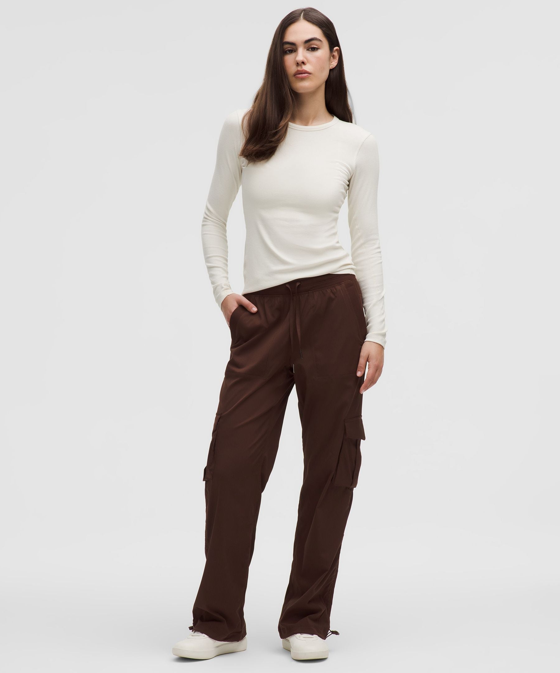 Dance Studio Relaxed-Fit Mid-Rise Cargo Pant