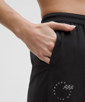 Mile Maker Run Crew Graphic High-Rise Track Pant