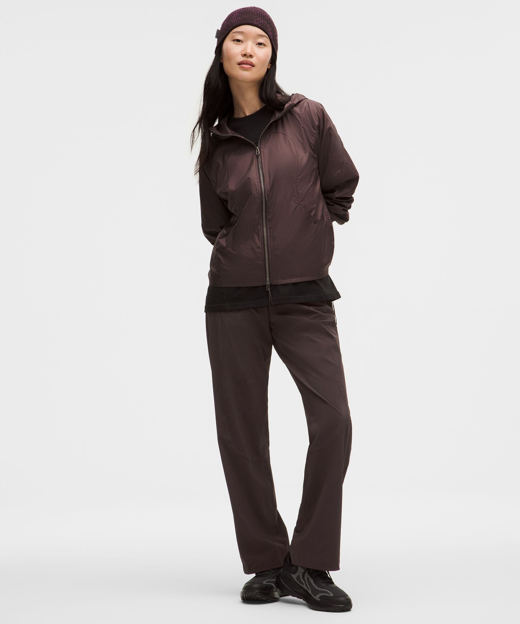 Nylon Mid-Rise Track Pant *SLNSH Collection