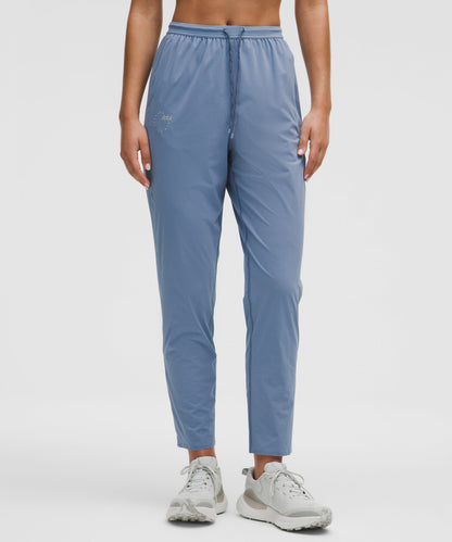 Mile Maker Run Crew Graphic High-Rise Track Pant
