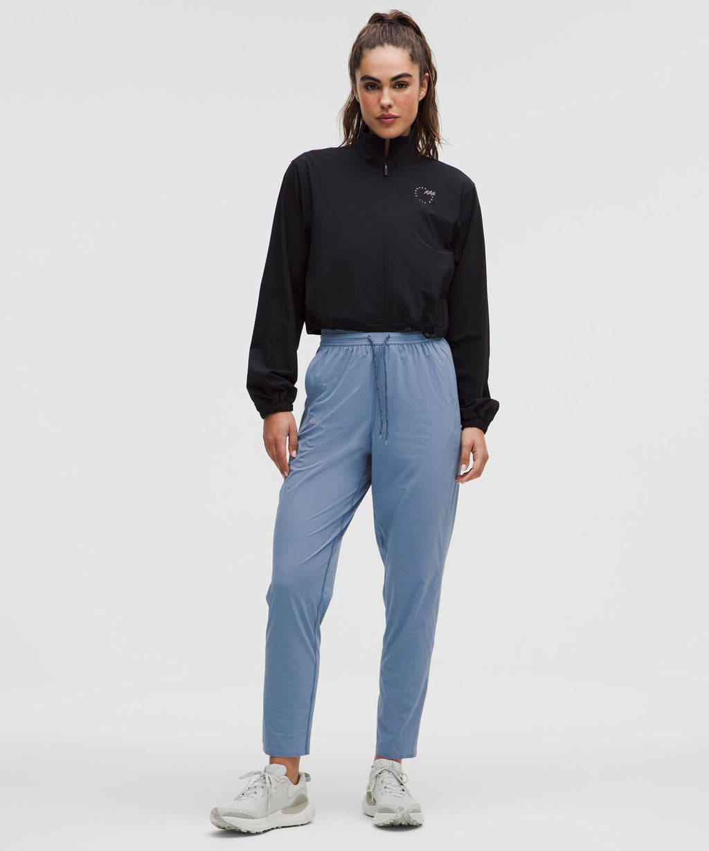 Mile Maker Run Crew Graphic High-Rise Track Pant