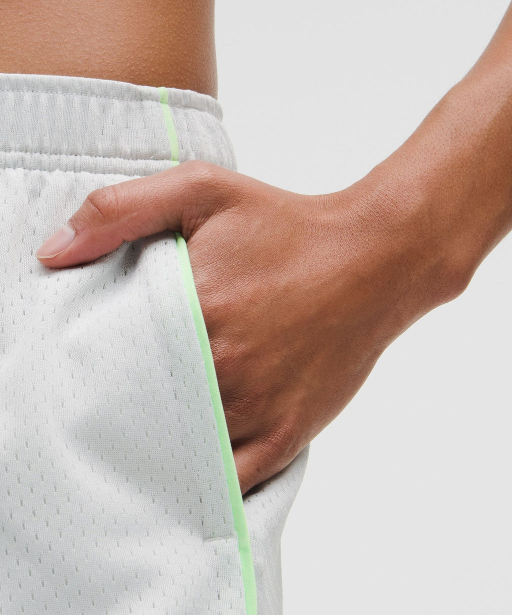 Mesh High-Rise Wide-Leg Training Pant