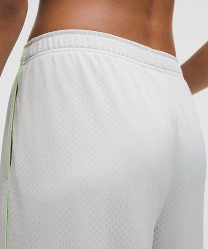 Mesh High-Rise Wide-Leg Training Pant
