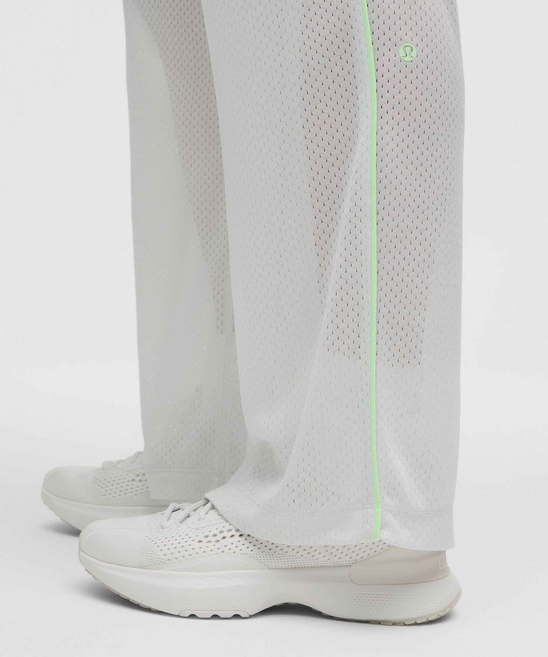 Mesh High-Rise Wide-Leg Training Pant