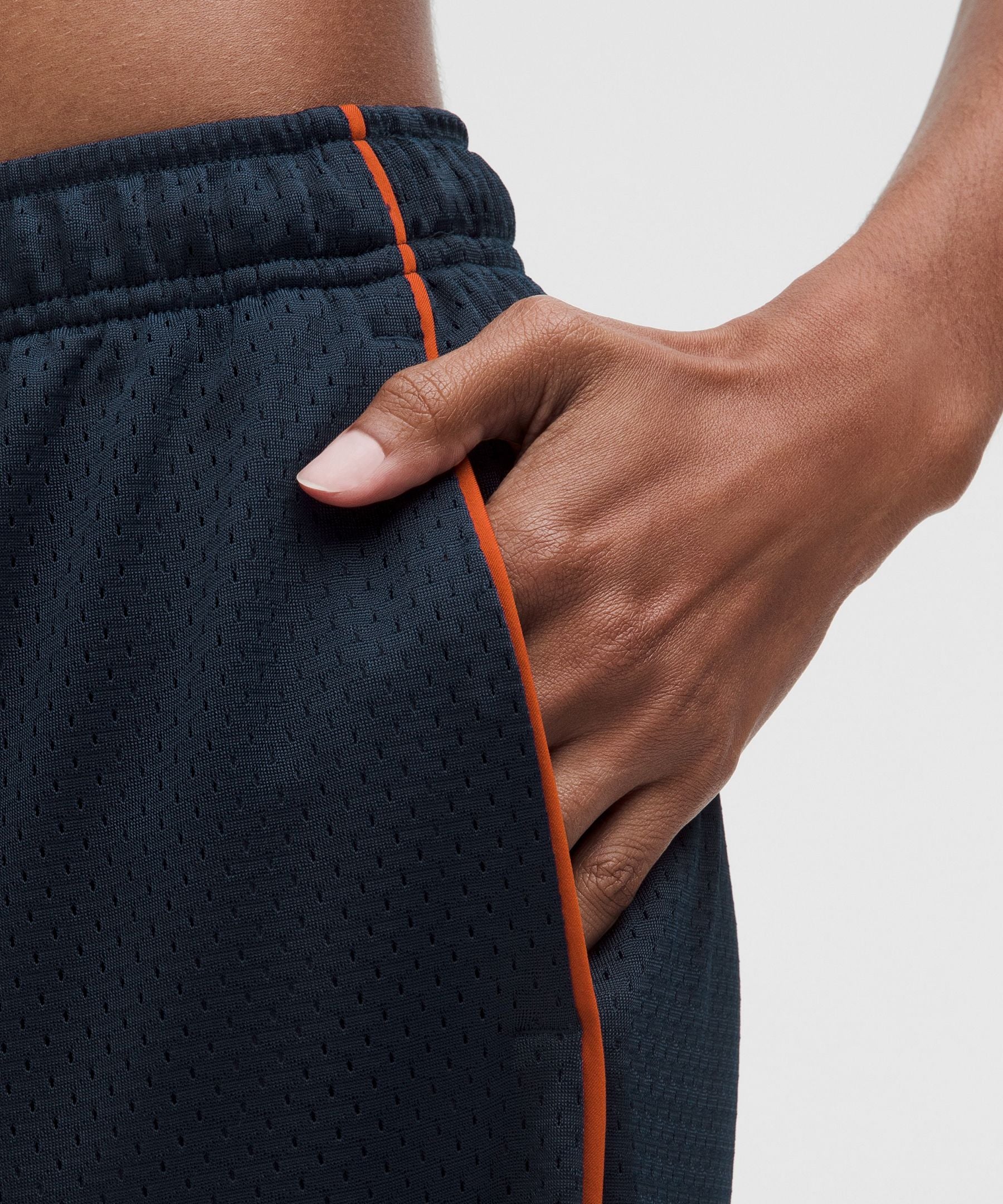 Mesh High-Rise Wide-Leg Training Pant