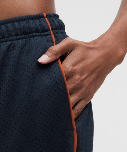 Mesh High-Rise Wide-Leg Training Pant