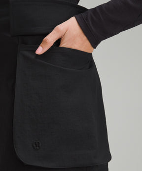 Relaxed-Fit Super-High-Rise Cargo Short 4"