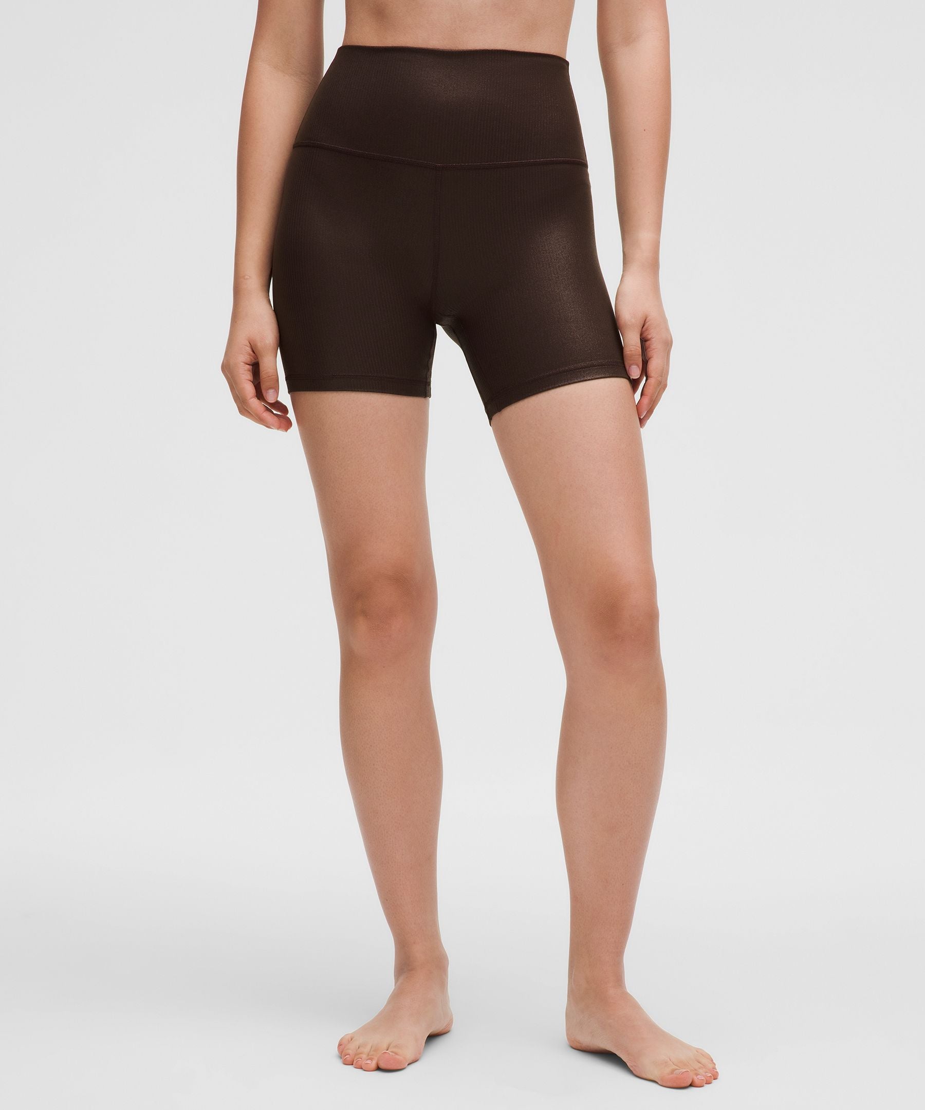 lululemon Align™ High-Rise Ribbed Short 6" *Shine