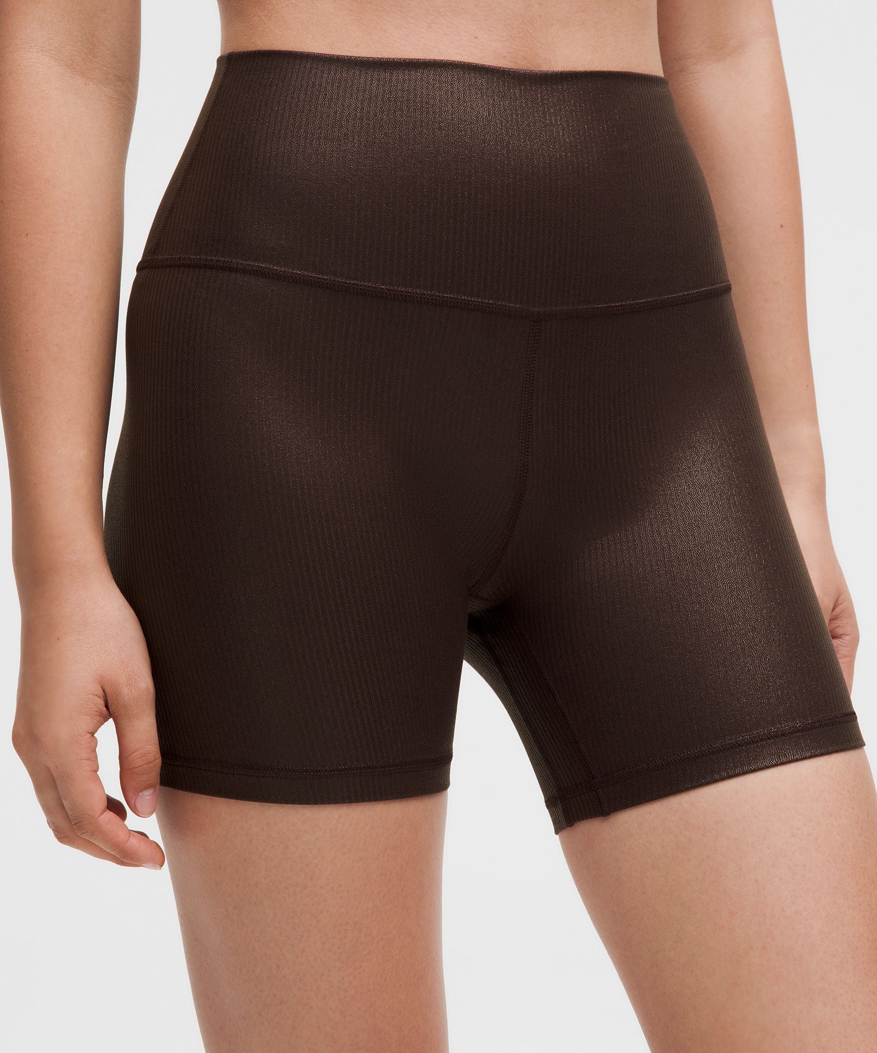 lululemon Align™ High-Rise Ribbed Short 6" *Shine