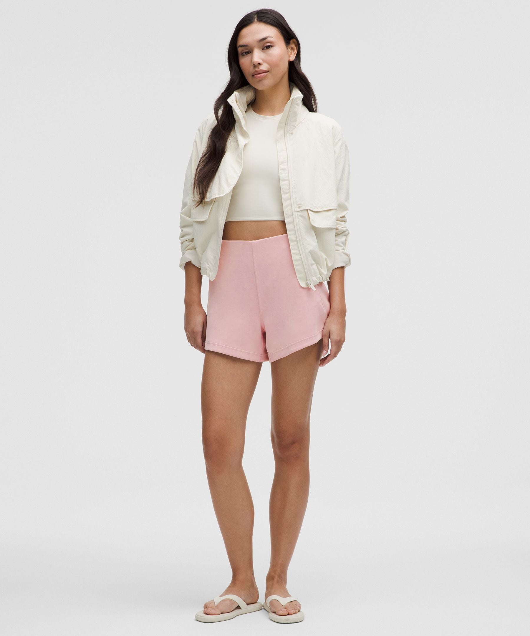 Softstreme Kick-Flare Mid-Rise Short 4"