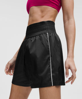 Stretch Satin Nylon Super-High-Rise Short 5"