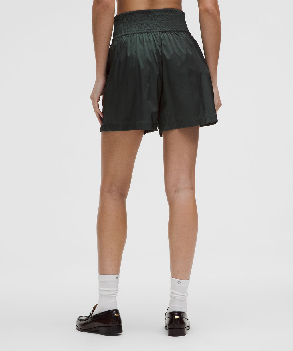 Stretch Satin Nylon Super-High-Rise Short 5"